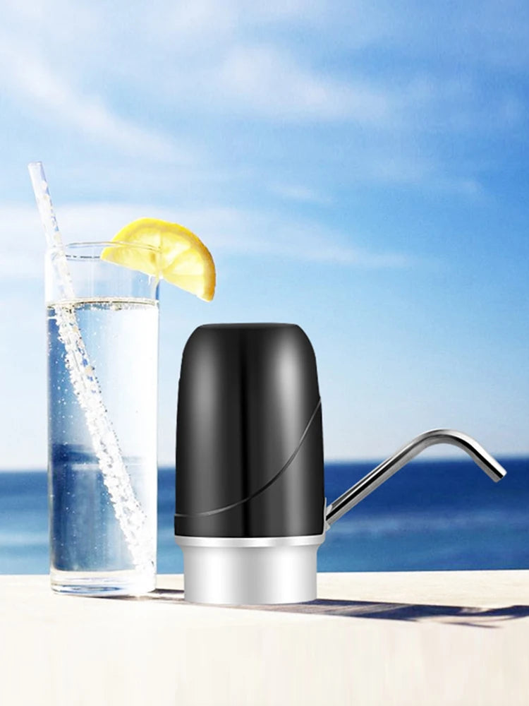 Mini barril elétrico líquido garrafa bomba, carga USB, automático, portátil, Home água potável distribuidor