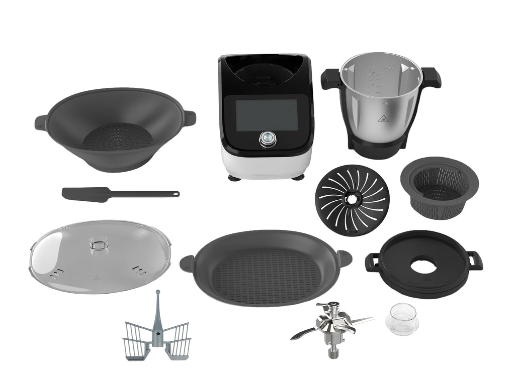 Cooking Food Smart Multifunctional Food Processor,WiFi Built-In,All in 1,Blending,Steaming,Weighing,Mixing,Robot De Cocina