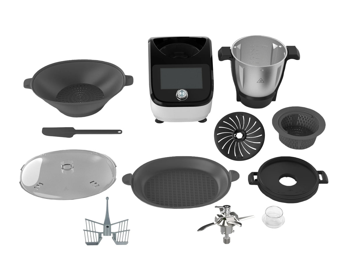 Cooking Food Smart Multifunctional Food Processor,WiFi Built-In,All in 1,Blending,Steaming,Weighing,Mixing,Robot De Cocina