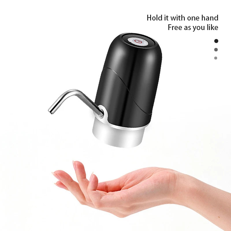 Mini barril elétrico líquido garrafa bomba, carga USB, automático, portátil, Home água potável distribuidor