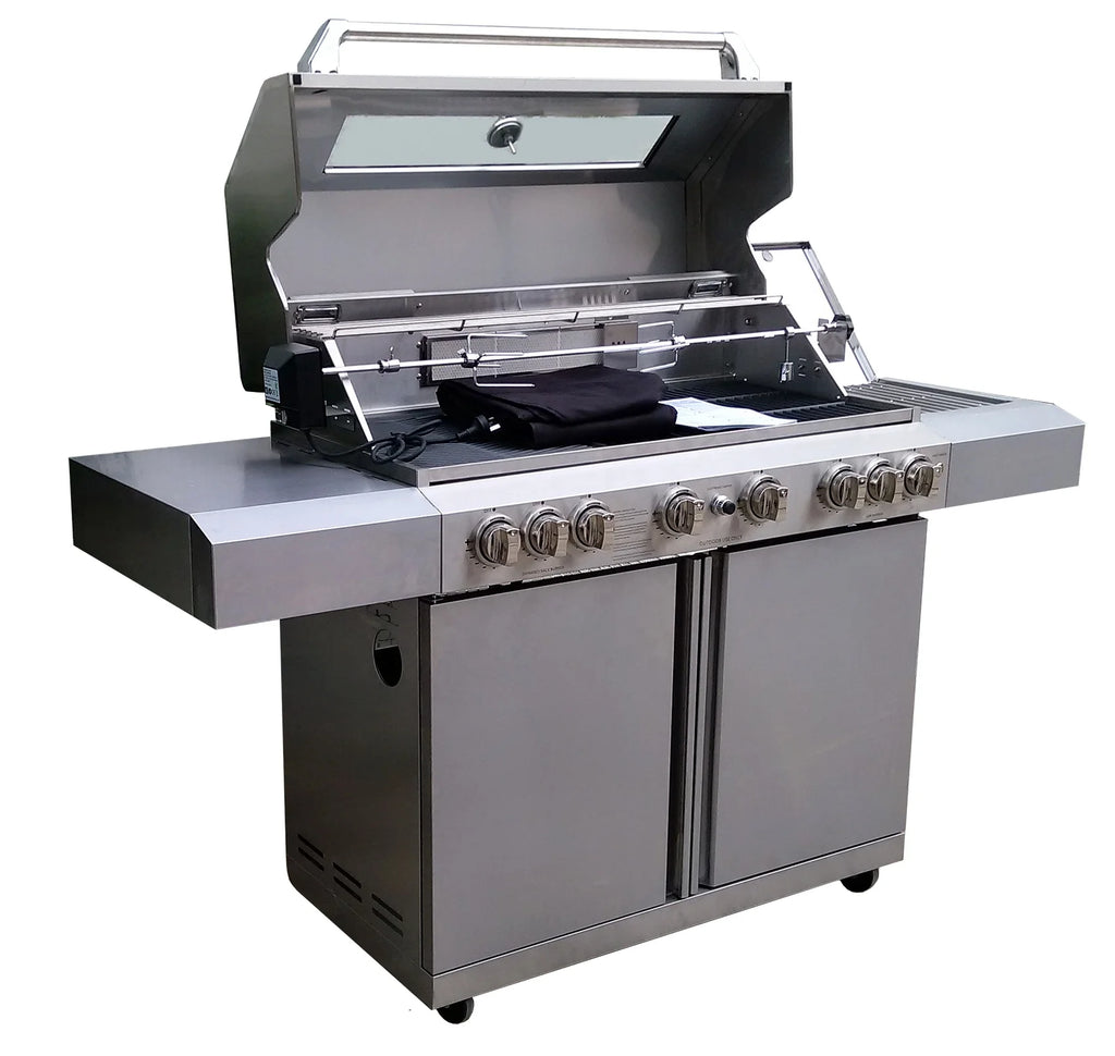 8 Burners BBQ, 46 Main Burners, 1 Side burner and 1 Infrared Rear burner