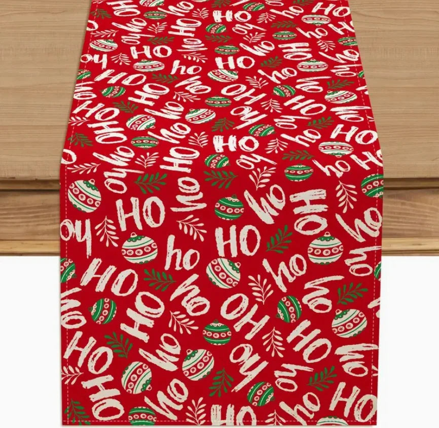 2026 Christmas Table Runner Christmas Decoration for Home Tablecloth Navid Noel Xmas Gifts New Year Natal Drop Shipping