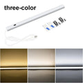 Barra de Luz LED em Perfil de Alumínio 30cm 40cm 50cm Iluminação Interna Luminária para Cozinha Armário Decoração de Natal Luzes de Fundo para Parede