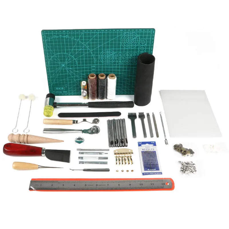 Leather Tool Set DIY Entry Level Hand Sewing Suit Handmade Diamond Chop Leather Art Set