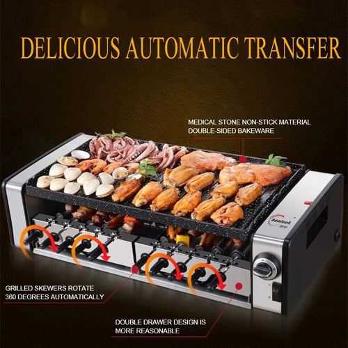 1600w Smokeless Electric Grill Portable Bbq Grill With Adjustable Temperature Control - Kasa & Pet