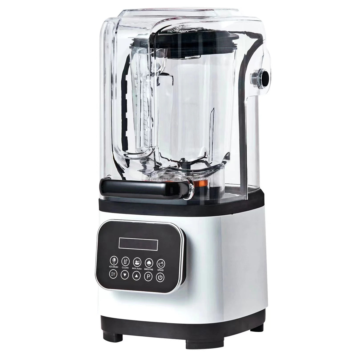 Professional Blender with Shield Commercial Countertop Blenders 9 Speed & 5 Functions Blender for Shakes Smoothies Peree
