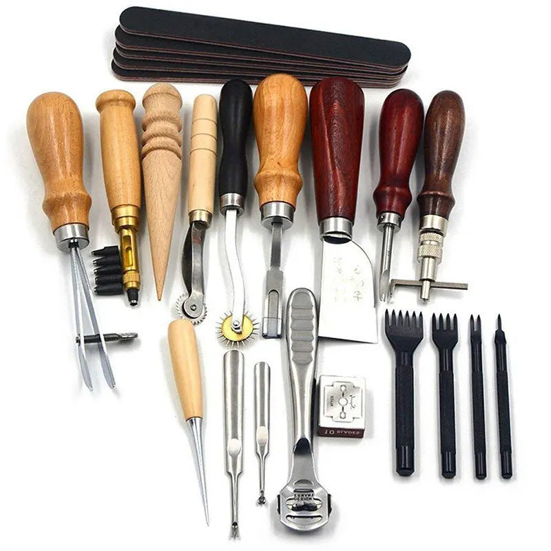 Handmade Leather Repair Tool Set Clothing DIY Craft Combination Package Suit