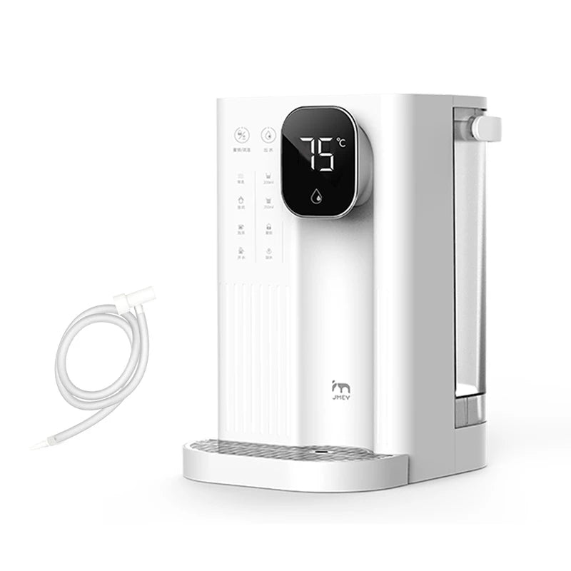 Jmeye dispensador de água de calor instantâneo portátil casa escritório chá fabricante dois métodos enchimento água aquecedor desktop purificador água