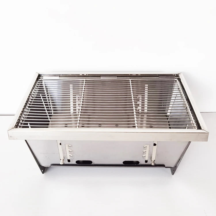 Folded Portable BBQ Outdoor Charcoal Barbecue Set for Picnic Patio Camping
