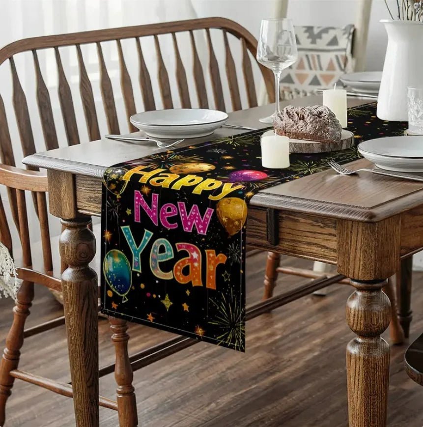 2026 Christmas Table Runner Christmas Decoration for Home Tablecloth Navid Noel Xmas Gifts New Year Natal Drop Shipping