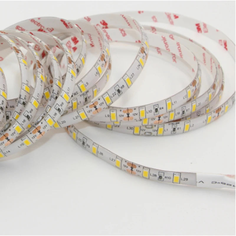 1/2/3/4/5m de alta qualidade conduziu a luz tira 5630 smd 12v fita lâmpada super brilhante led diodo fita decoração para casa led string