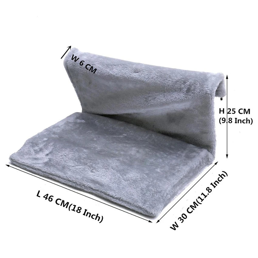 Hammock Suspenso Removível para Pet, Cama para Banco do Radiador, Ninho de Gatinho, Forte Estrutura De Metal Durável, Acessórios De Gato
