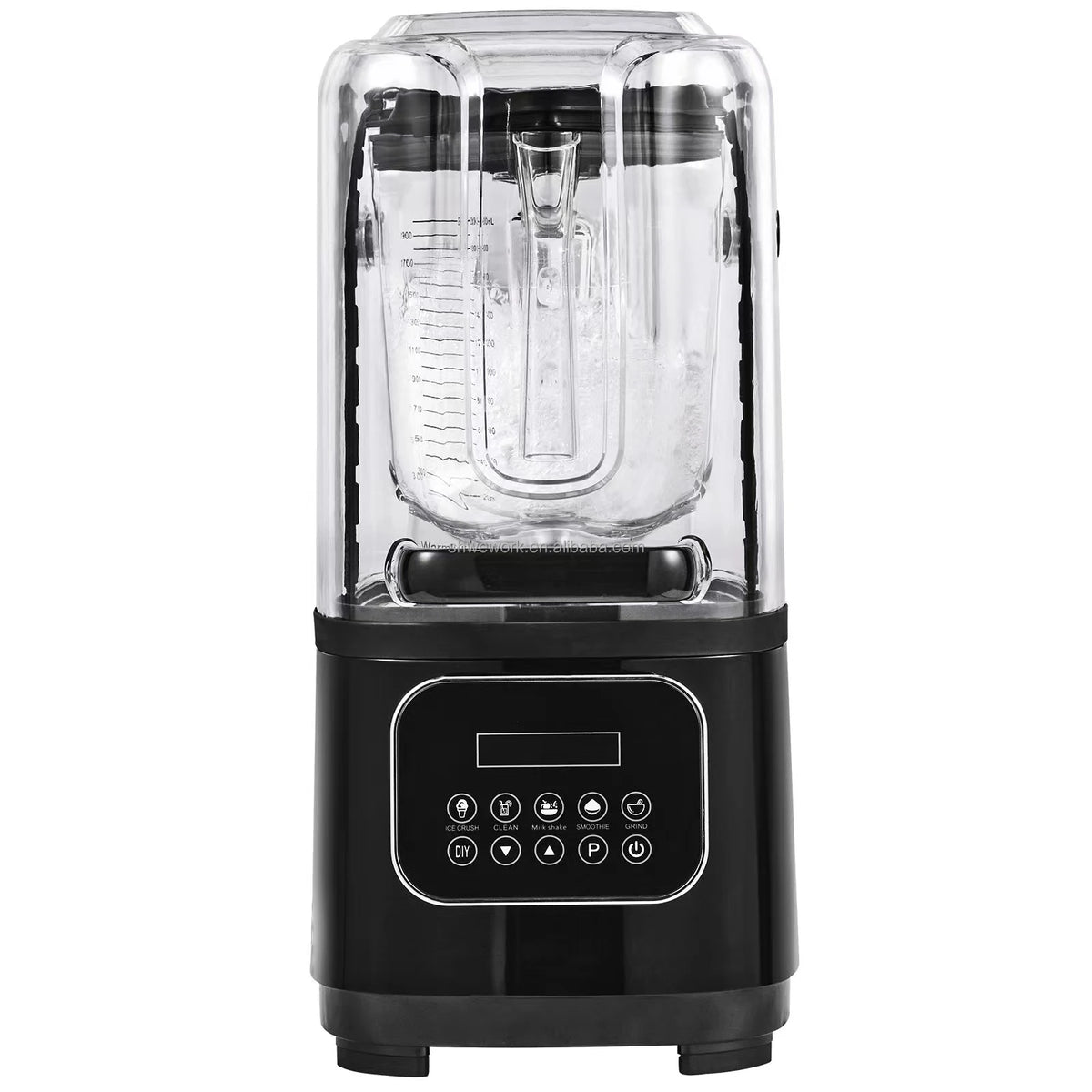 Professional Blender with Shield Commercial Countertop Blenders 9 Speed & 5 Functions Blender for Shakes Smoothies Peree