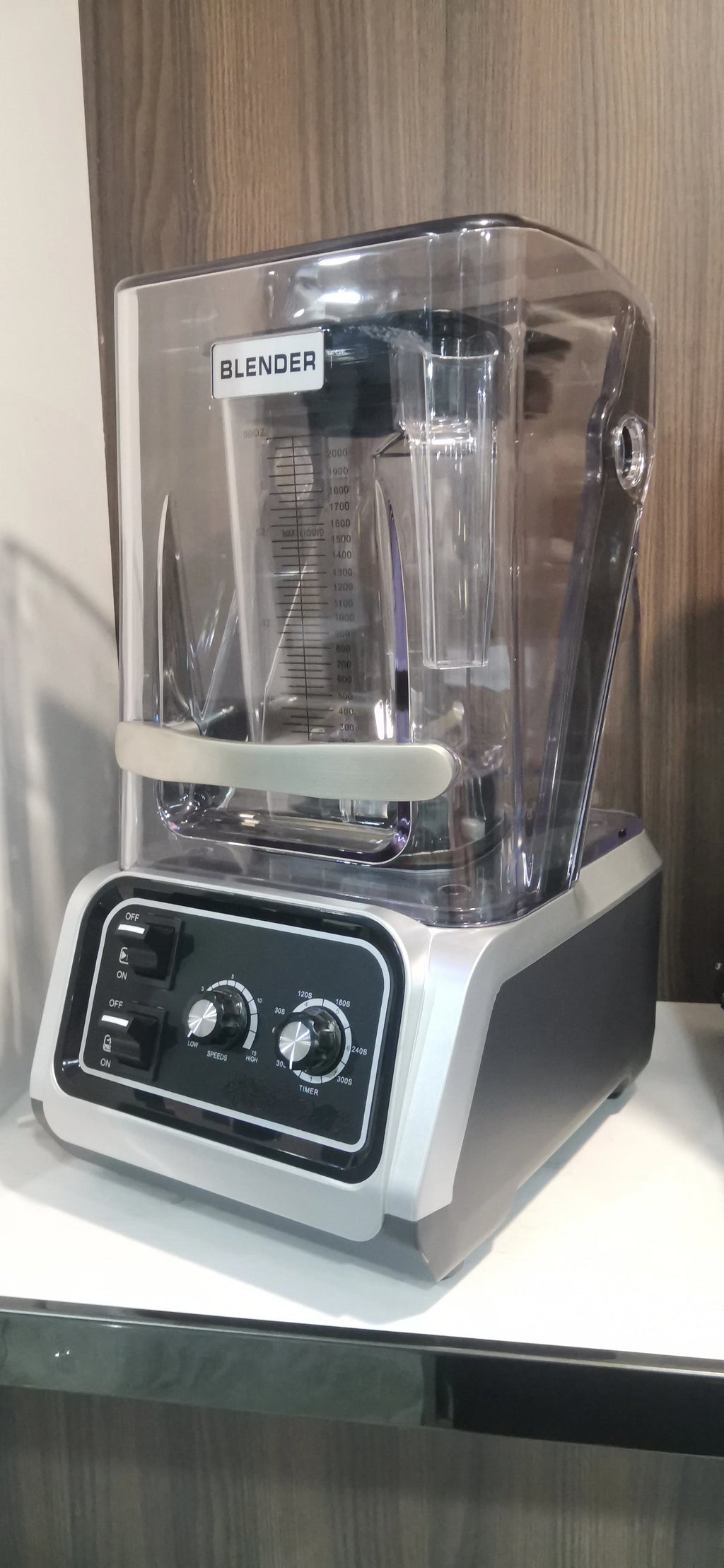 Commercial Kitchen Heavy Duty Blender for Smoothie and Grinding Fruits Vegetables and Drink