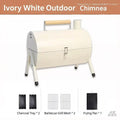 Outdoor Thickened BBQ Grill Portable Multi-Functional with Chimney Double-Sided Household Charcoal Stove Camping Barbecue