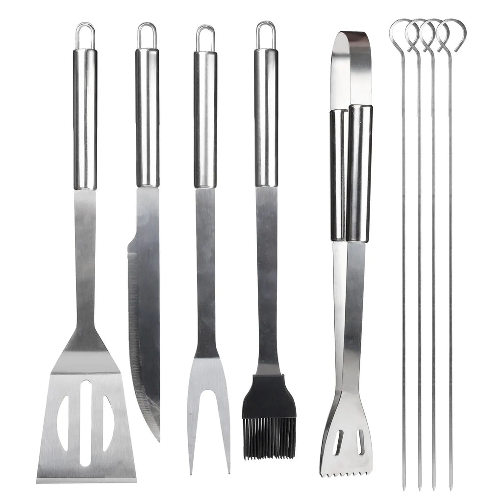 Easy to Carry BBQ Utensil Set Stainless Steel Professional Barbecue Accessories Grill Tool with Bag