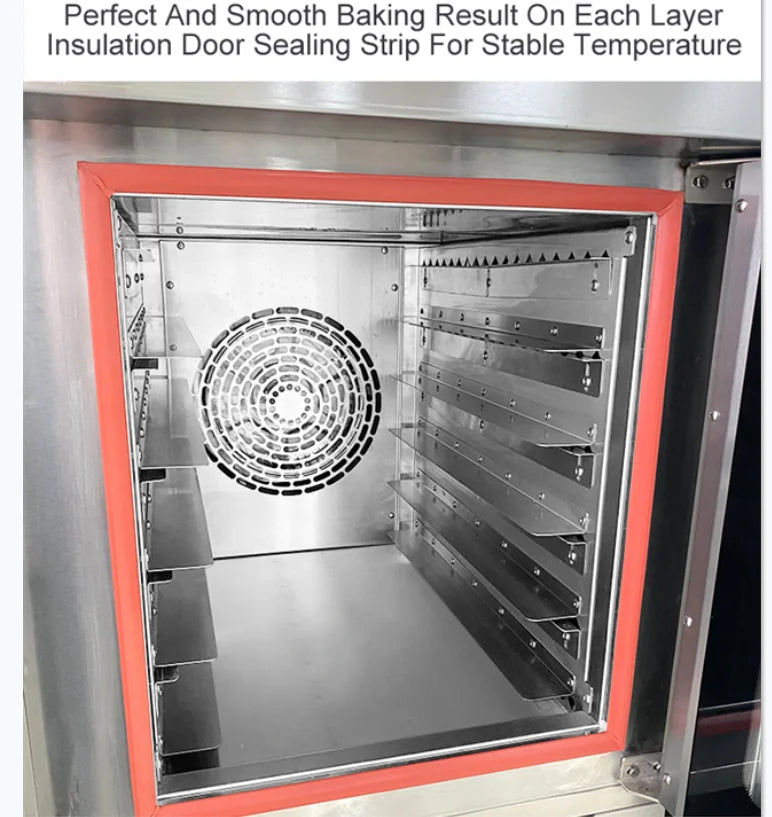 China Hot air 10 5 Tray Industrial  ELECTRIC Gas 100l Toaster Oven Convection Oven Prices Legs Single Steamer Bread Baking Oven