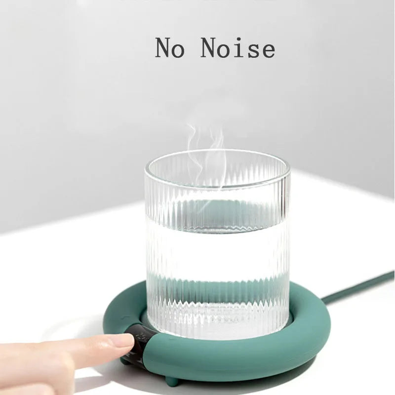 Nova caneca de café mais quente aquecimento elétrico coaster para escritório em casa 3 temperaturas ajustável xícara de chá mais quente presente aniversário natal