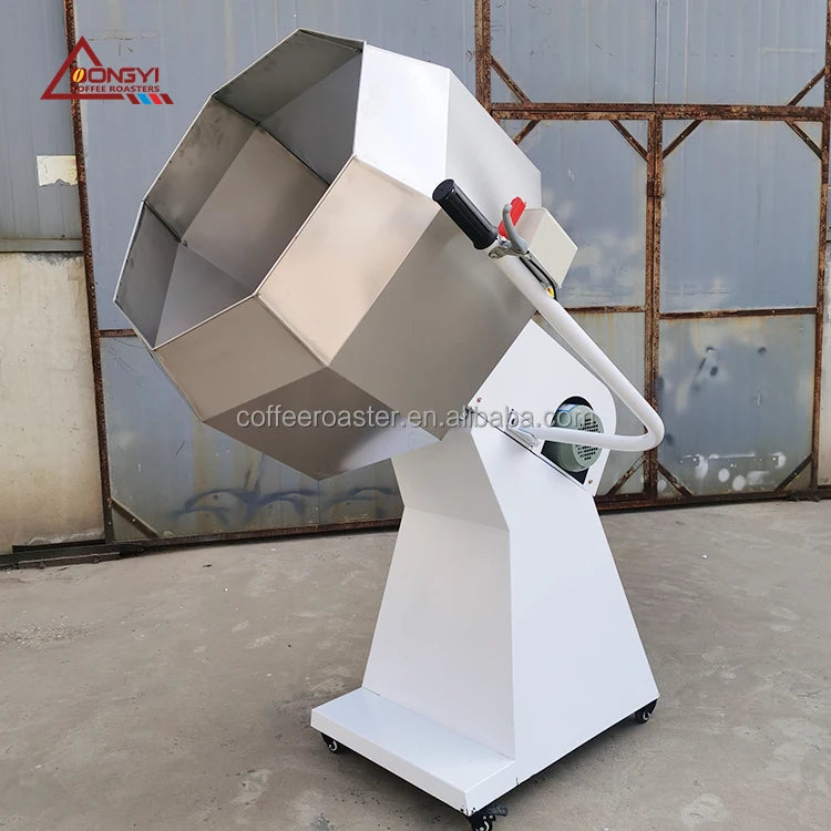 Stainless Steel Coffee Bean or  Powder Mixing Machine Curd Crust Blender Machine Groundnut Seasoning Machine