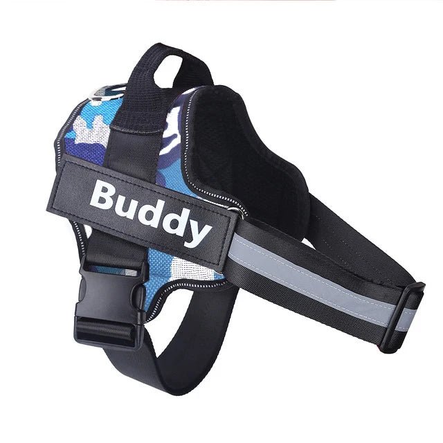 Coleira Peitoral Personalizada para Cães, Sem Puxões, Refletiva e Respirável, Colete para Cães Pequenos e Grandes, Acessórios para Passeio e Treinamento ao Ar Livre - Kasa & Pet
