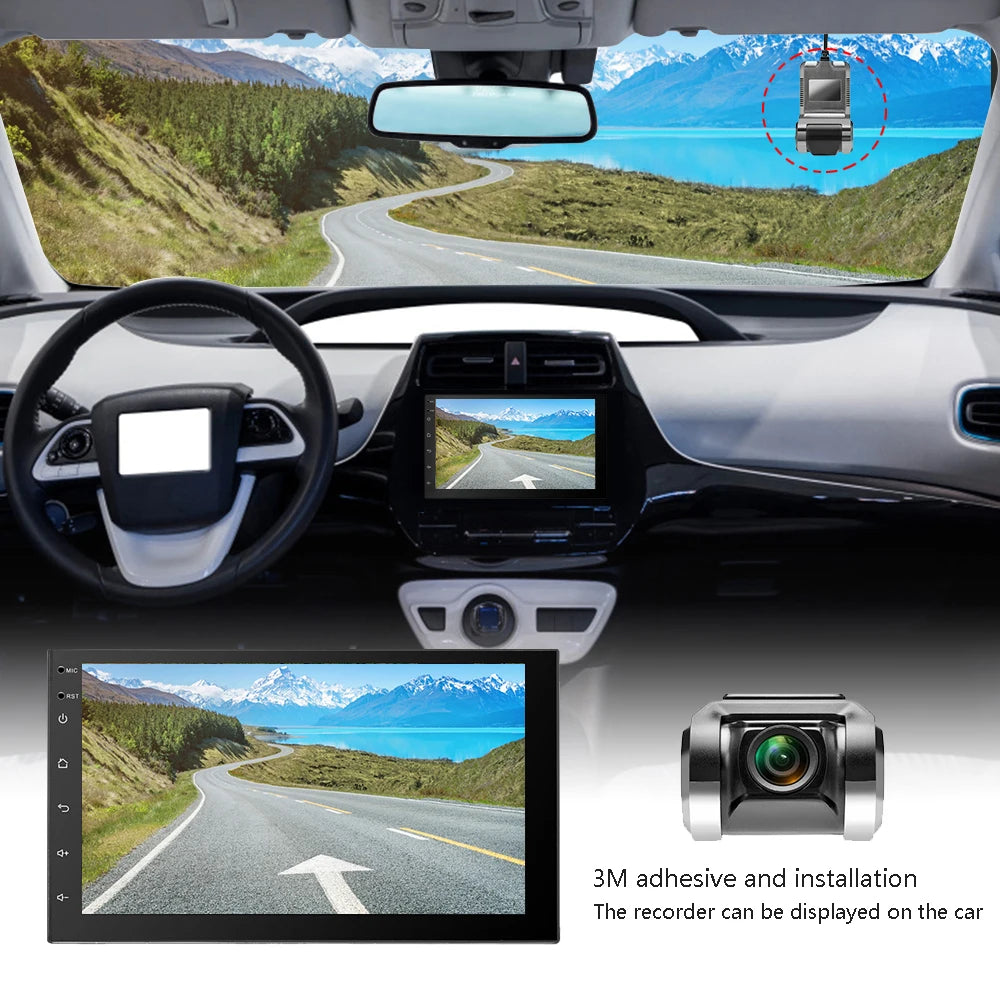 U2 USB Android Large Screen Dvr Car hd 1080p Best Small Dashcam Adas 12v Car Dvr Dash Camera for Car Adas Dash Cam