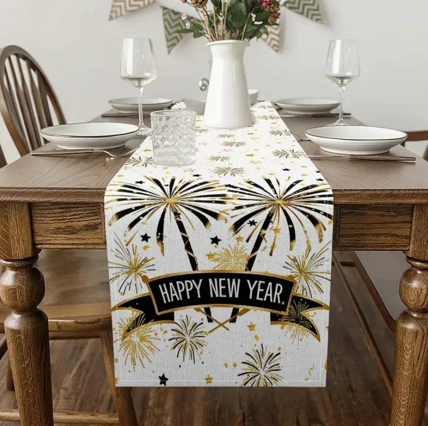 2026 Christmas Table Runner Christmas Decoration for Home Tablecloth Navid Noel Xmas Gifts New Year Natal Drop Shipping