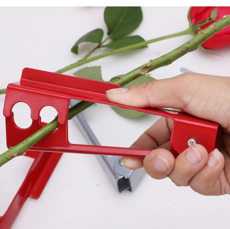 Metal Rose Thorn Stem Foliage Stripper Flower Thorn Pliers Remover Garden Tools