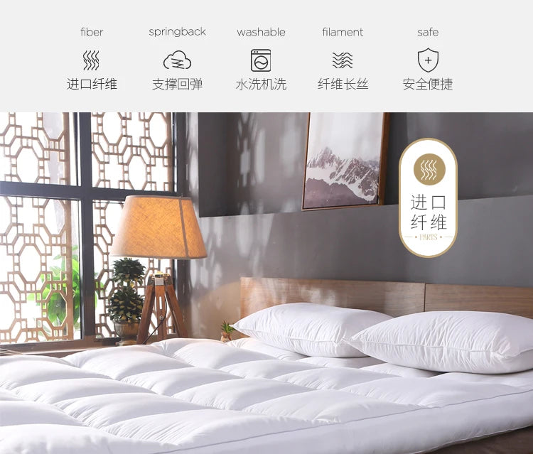 10cm de espessura e confortável colchão de chão tatami/cama moda confortável futon para cinco estrelas hotel cochilo engrossado único uso dormir