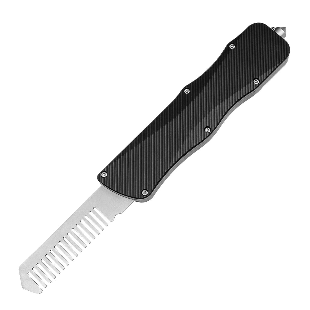TGZUO Aluminum Alloy Folding Knife with Window Breaker Tactical EDC Pocket Knife Outdoor Emergency Survival Hunting Tool