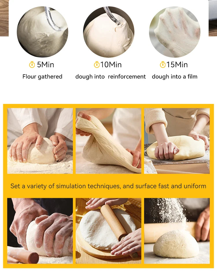 FEST Automatic 5L Cake Bakery Bread Dough Mixers for Sale,dough Mixer and Bread Maker Machine