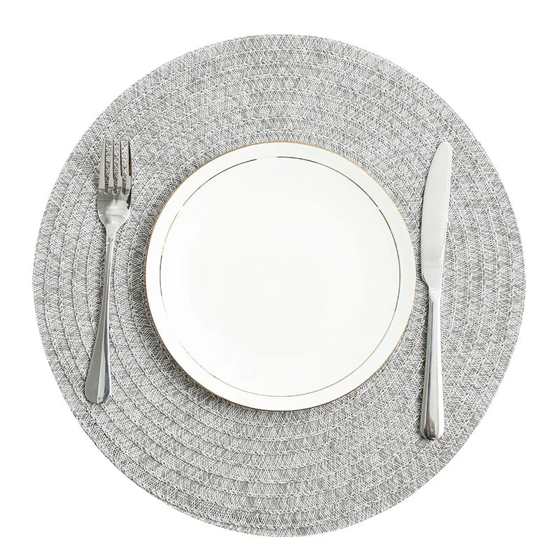HuanGang Factory Wholesale Modern Europe Style Eco-Friendly Heat Resistant Custom Printed PVC Kitchen Placemats Washable