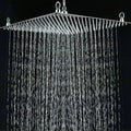 Cabeça de chuveiro de chuva preta com luz LED 20 ''Grande cabeça de torneira de chuveiro de chuva quadrada de latão cabeça que muda de cor Kasa & Pet