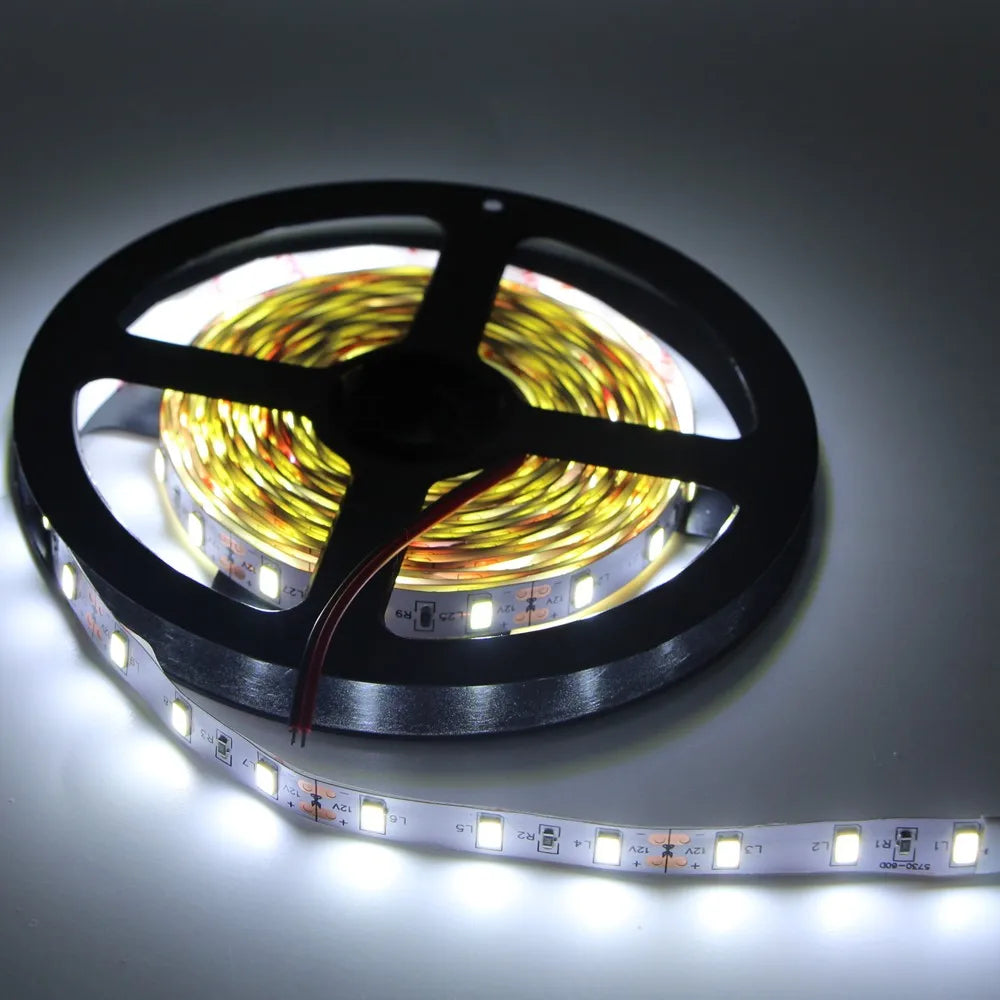 1/2/3/4/5m de alta qualidade conduziu a luz tira 5630 smd 12v fita lâmpada super brilhante led diodo fita decoração para casa led string