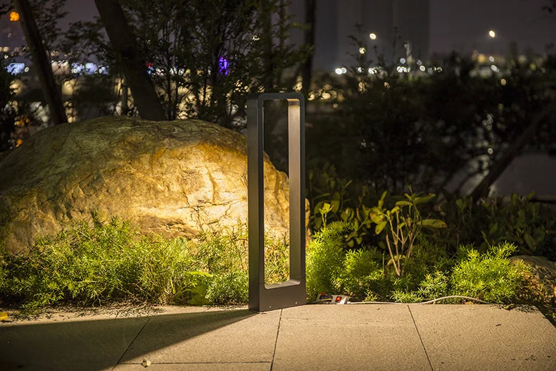 Moderno led luz do gramado ao ar livre à prova dwaterproof água jardim paisagem lâmpada quintal parque pastagem iluminação 30cm 10w