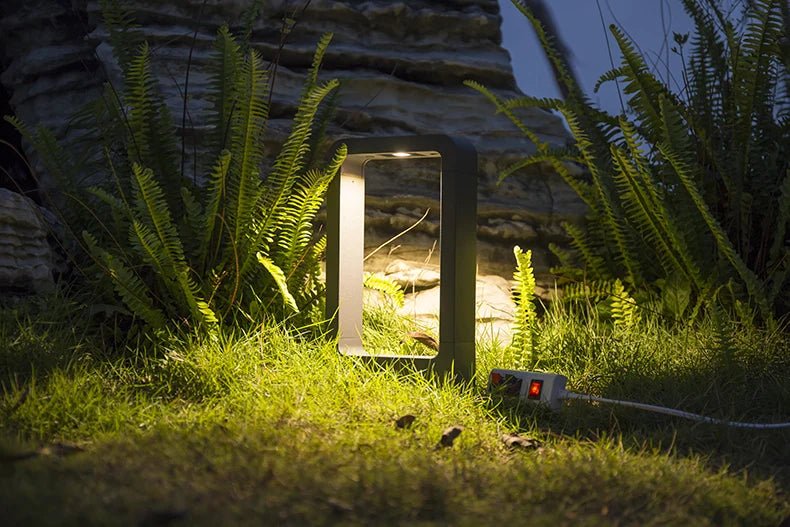 Moderno led luz do gramado ao ar livre à prova dwaterproof água jardim paisagem lâmpada quintal parque pastagem iluminação 30cm 10w