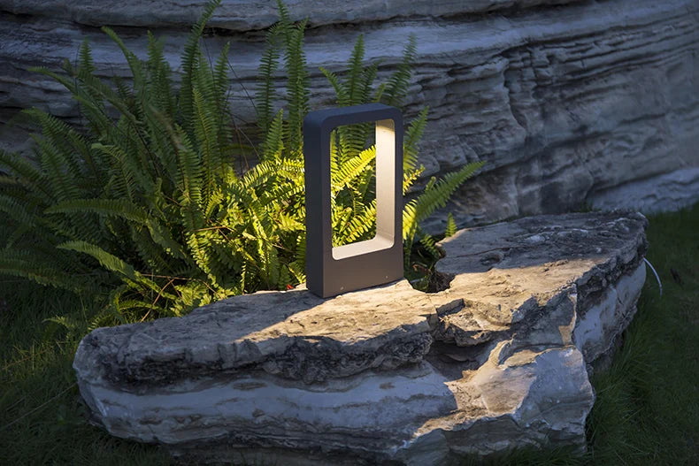 Moderno led luz do gramado ao ar livre à prova dwaterproof água jardim paisagem lâmpada quintal parque pastagem iluminação 30cm 10w