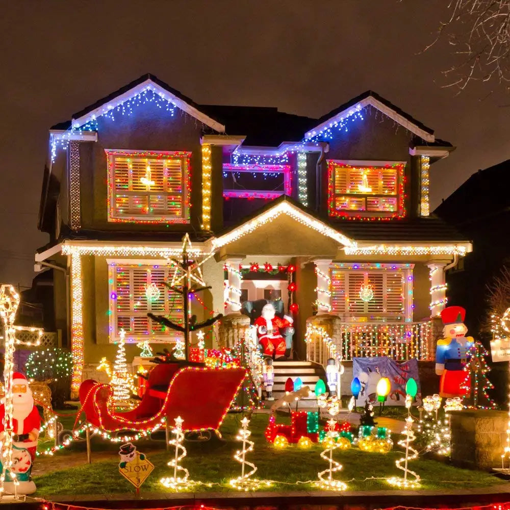 Led ao ar livre solar lamps10m/20m/30m/50m leds luzes da corda de fadas feriado festa natal guirlandas jardim solar à prova dwaterproof água luz