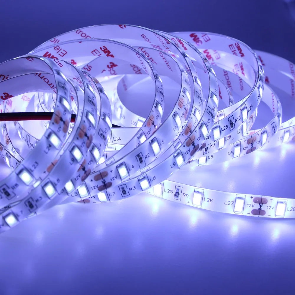 1/2/3/4/5m de alta qualidade conduziu a luz tira 5630 smd 12v fita lâmpada super brilhante led diodo fita decoração para casa led string