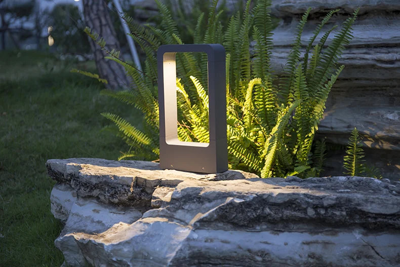 Moderno led luz do gramado ao ar livre à prova dwaterproof água jardim paisagem lâmpada quintal parque pastagem iluminação 30cm 10w