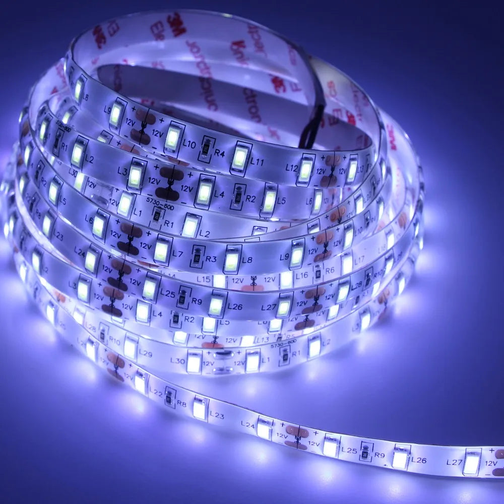 1/2/3/4/5m de alta qualidade conduziu a luz tira 5630 smd 12v fita lâmpada super brilhante led diodo fita decoração para casa led string