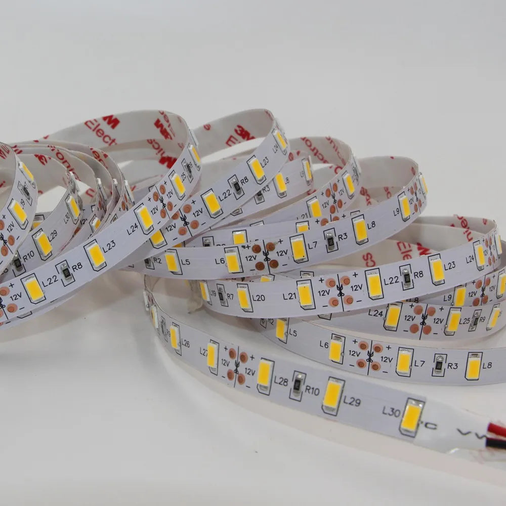 1/2/3/4/5m de alta qualidade conduziu a luz tira 5630 smd 12v fita lâmpada super brilhante led diodo fita decoração para casa led string
