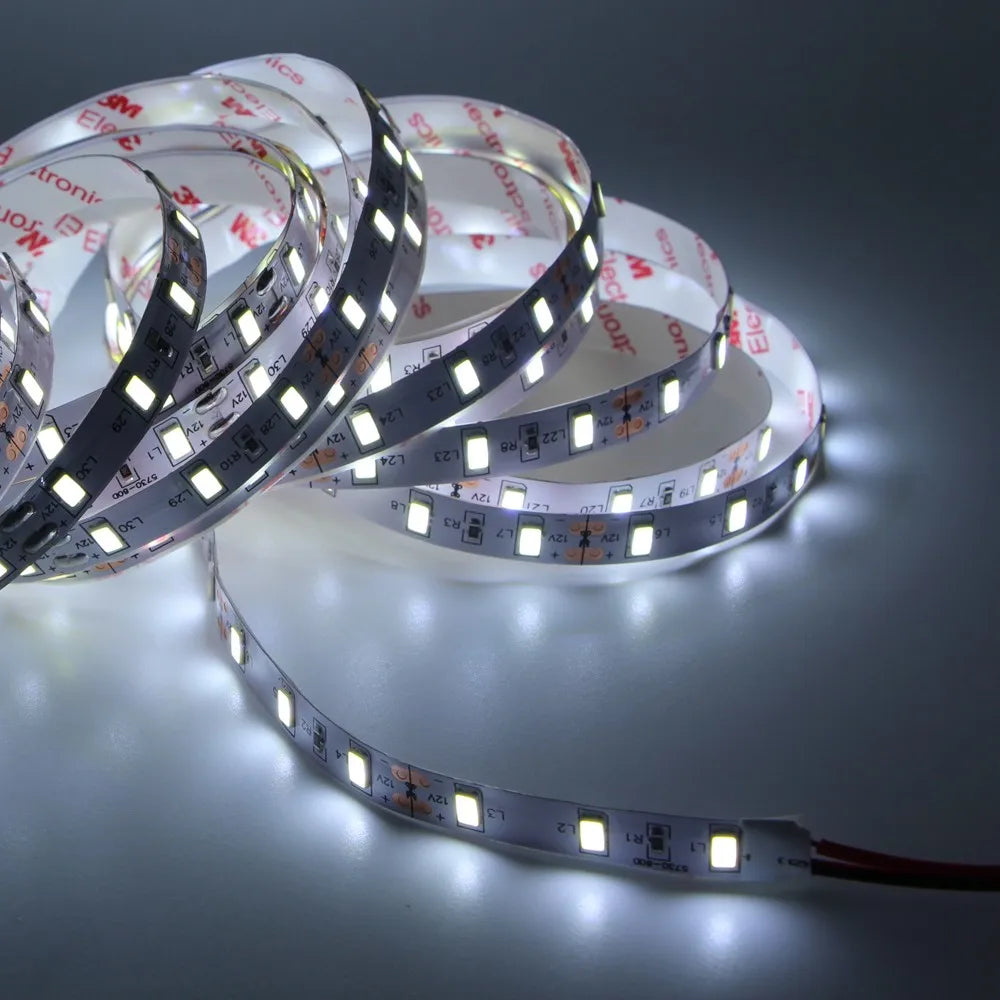 1/2/3/4/5m de alta qualidade conduziu a luz tira 5630 smd 12v fita lâmpada super brilhante led diodo fita decoração para casa led string