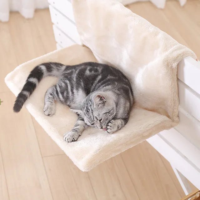 Hammock Suspenso Removível para Pet, Cama para Banco do Radiador, Ninho de Gatinho, Forte Estrutura De Metal Durável, Acessórios De Gato - Kasa & Pet