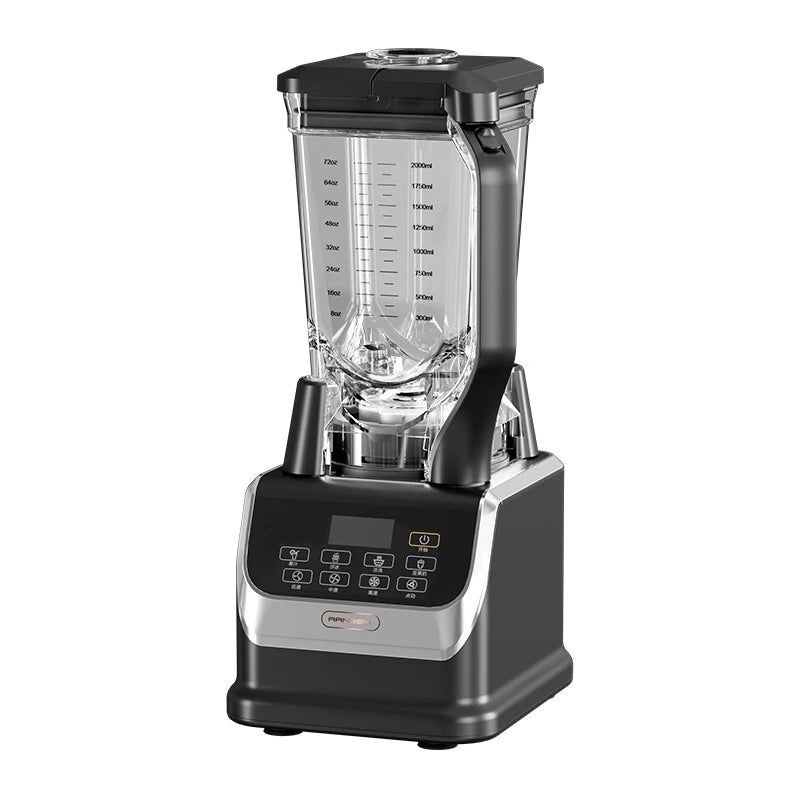 RANBEM Commercial Household Electric Heavy Duty 2000ml Capacity 6 Blades 2200W 8-Speed Variable Control Pure Copper Plastic