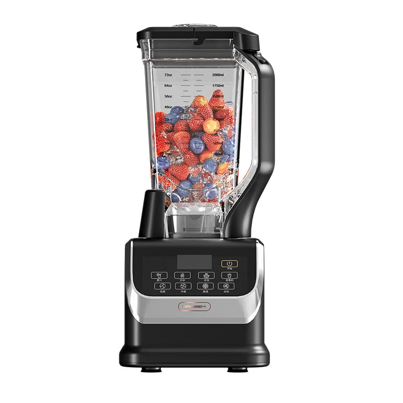 RANBEM Commercial Household Electric Heavy Duty 2000ml Capacity 6 Blades 2200W 8-Speed Variable Control Pure Copper Plastic
