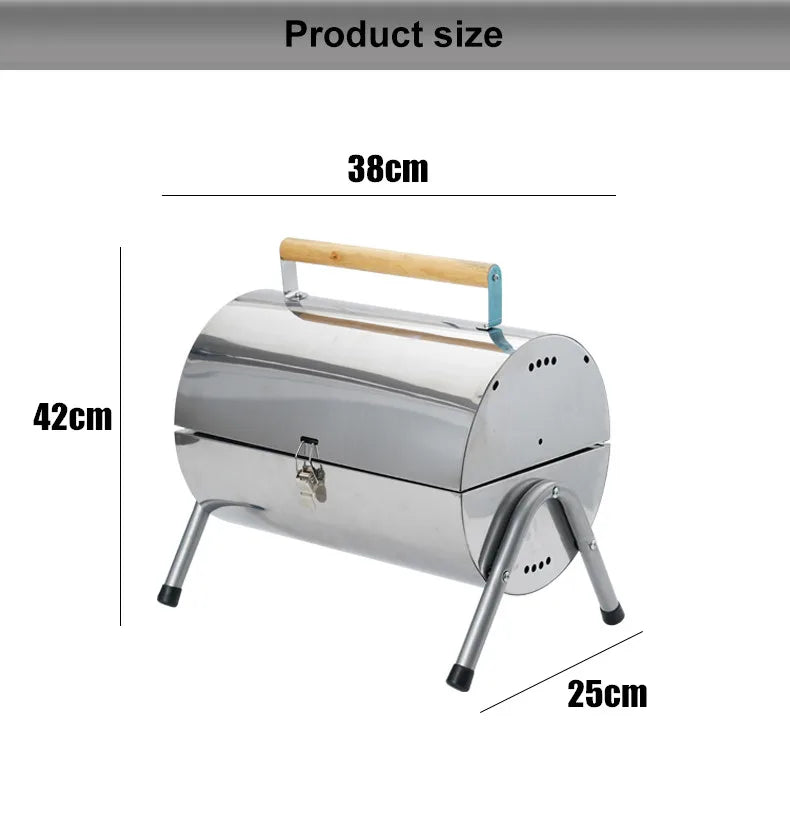 Portable Outdoor Mini BBQ Grills Stainless Steel BBQ Grills Charcoal High Quality BBQ Grill