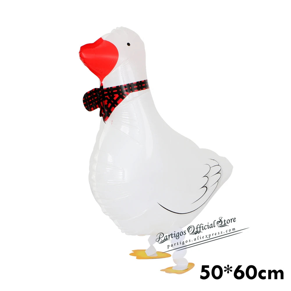 Mixes andando animais balões de hélio bonito gato cão panda dinossauro tigre animal de estimação balões de ar decorações de festa de aniversário crianças e adultos