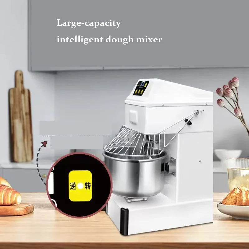 ZBX HM-5TD New Industrial Automatic High Productivity 2kg 4kg Brushless Motor Wheat Bread Machine Spiral Dough Mixer Flour Mill