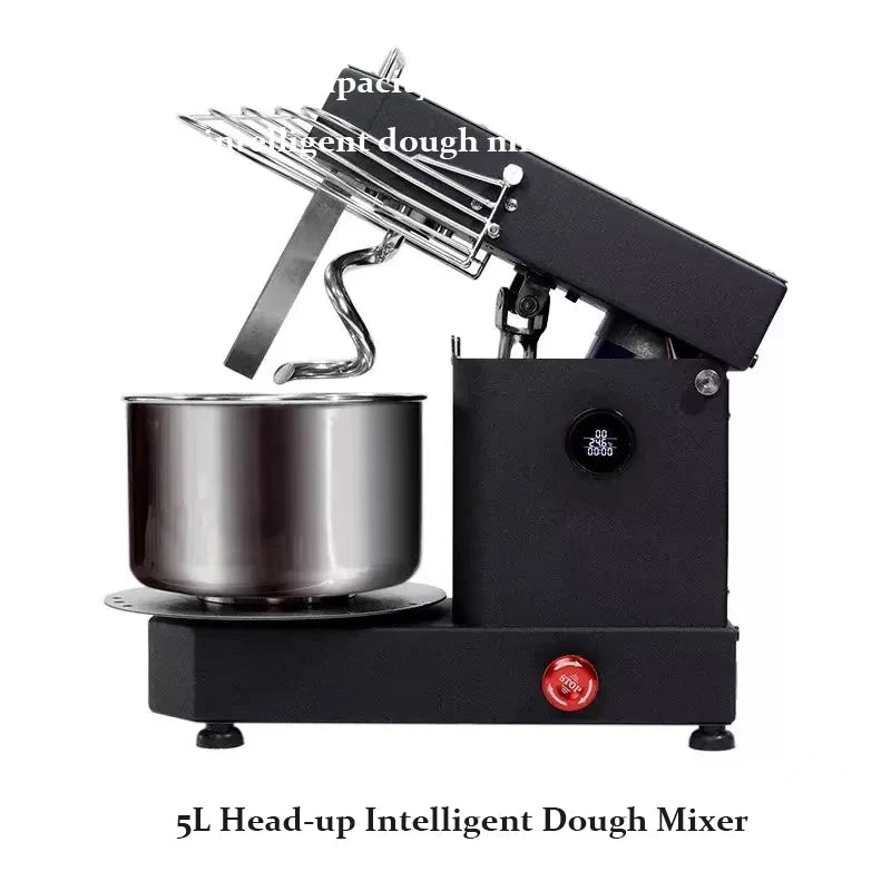 ZBX HM-5TD New Industrial Automatic High Productivity 2kg 4kg Brushless Motor Wheat Bread Machine Spiral Dough Mixer Flour Mill