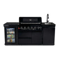304 Stainless Steel Outdoor Kitchen Bar - 4-Burner Gas Grill Island & Refrigerator - USA Stock Dropshipping Certified